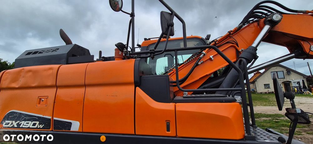 Doosan Koparka kołowa DX190W-5 rototilt nowe koła opony sprowadzona - 5