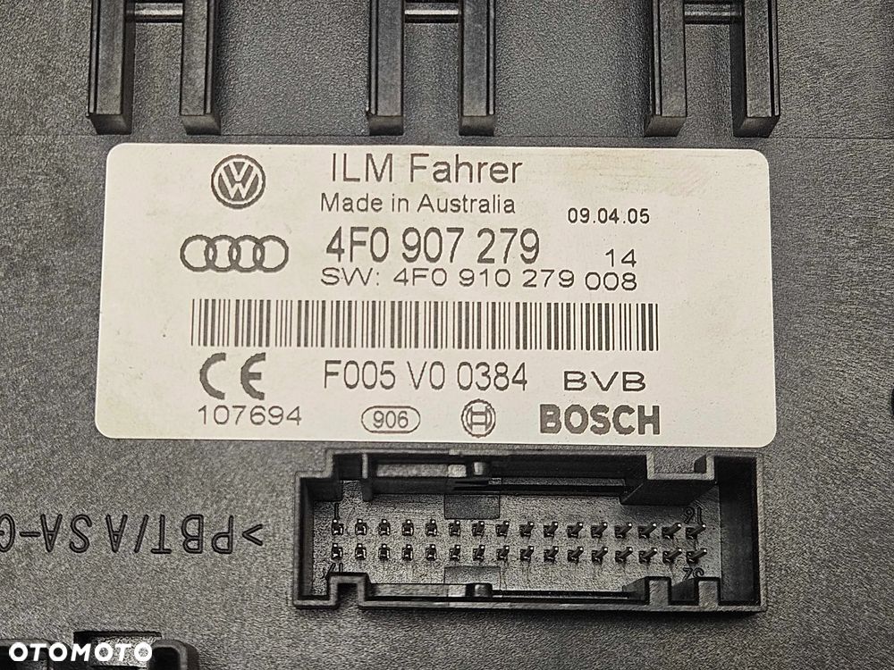 Moduł Świateł 4F0907279 4F0910279 Sterownik Komputer Światła Audi A6 C6 Q7 - 2