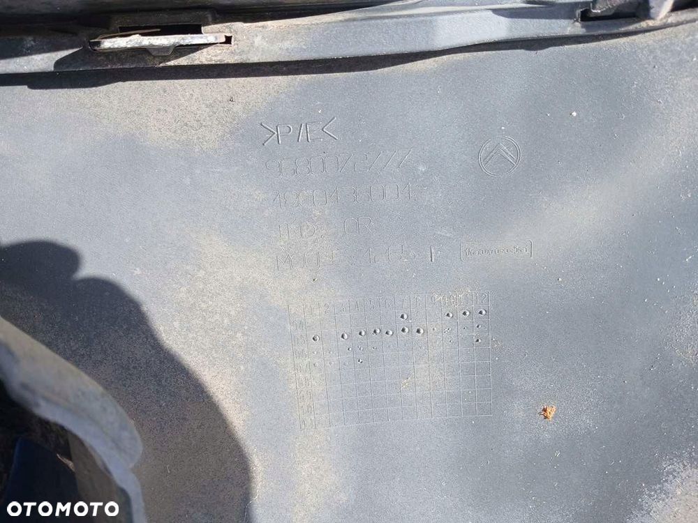 ZDERZAK PRZÓD PRZEDNI CITROEN C3 I LIFT GRANATOWY 9680072777 - 7