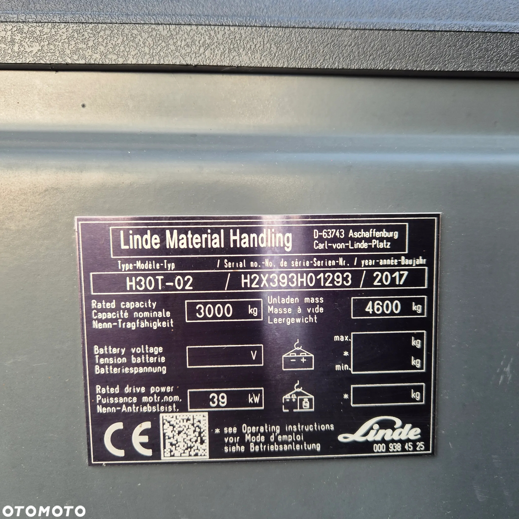 Linde H30T-02 3 tonowy 6200mth - 12