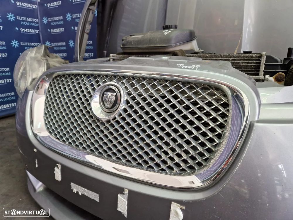 Frente completa usada JAGUAR XF X250 2.7D parachoques guardalamas capot oticas radiadores - 6