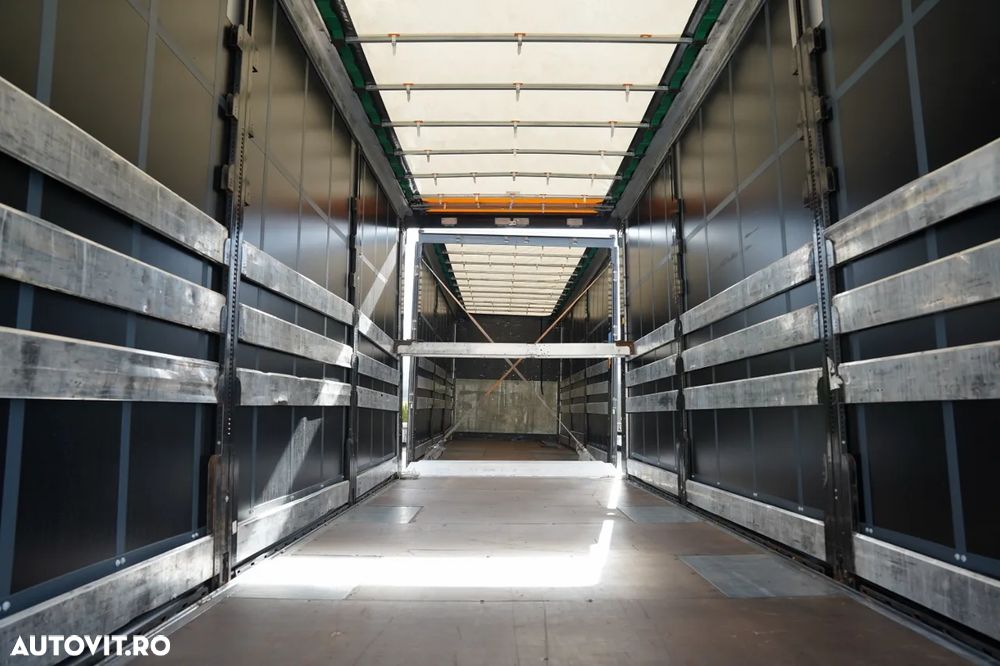 Volvo FH 460 / ANSAMBLU TANDEM / 120 m³ / ÎNCĂRCARE PRIN TRAVERSARE (DRIVE-THROUGH) / 6x2 / I-SAVE / CLIMATIZARE STAȚIONARĂ / AXĂ RIDICABILĂ / PLAFON RIDICABIL / - 28