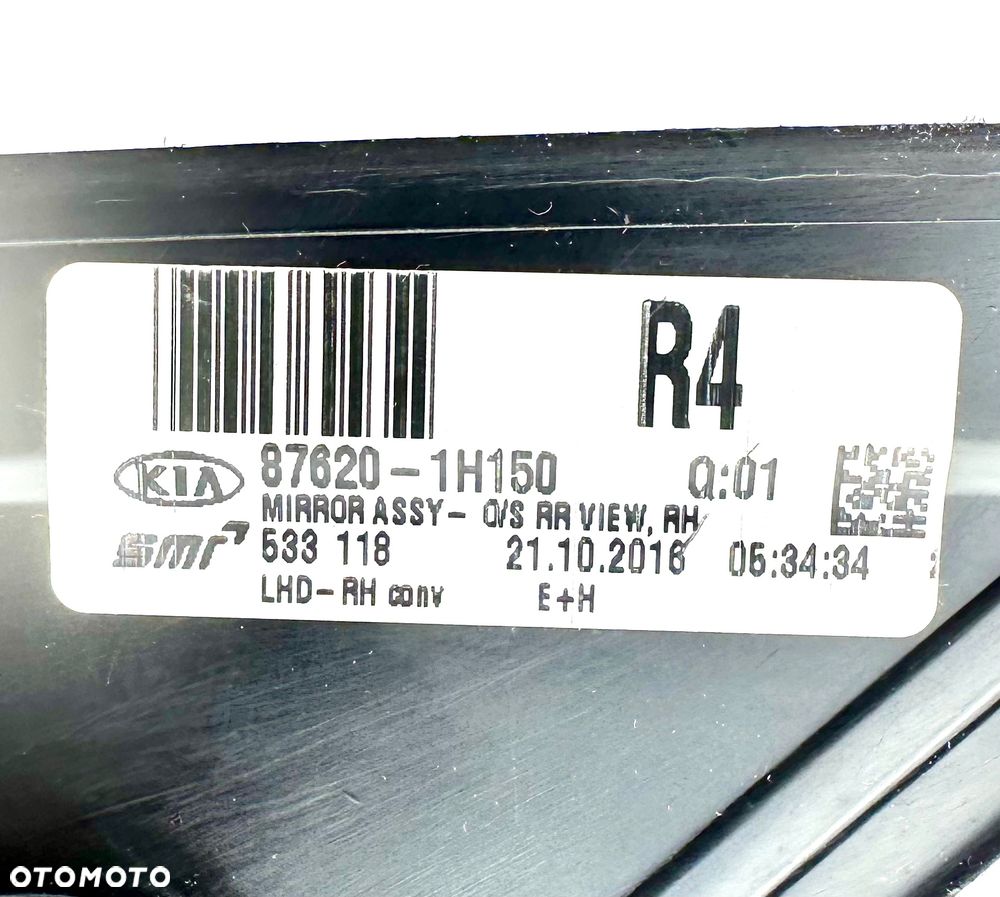 KIA CEED 1 ED 2006 - 2012 LUSTERKO PRAWE R EUROPA EU 5 PIN NOWE ORYGINAŁ OE - 7