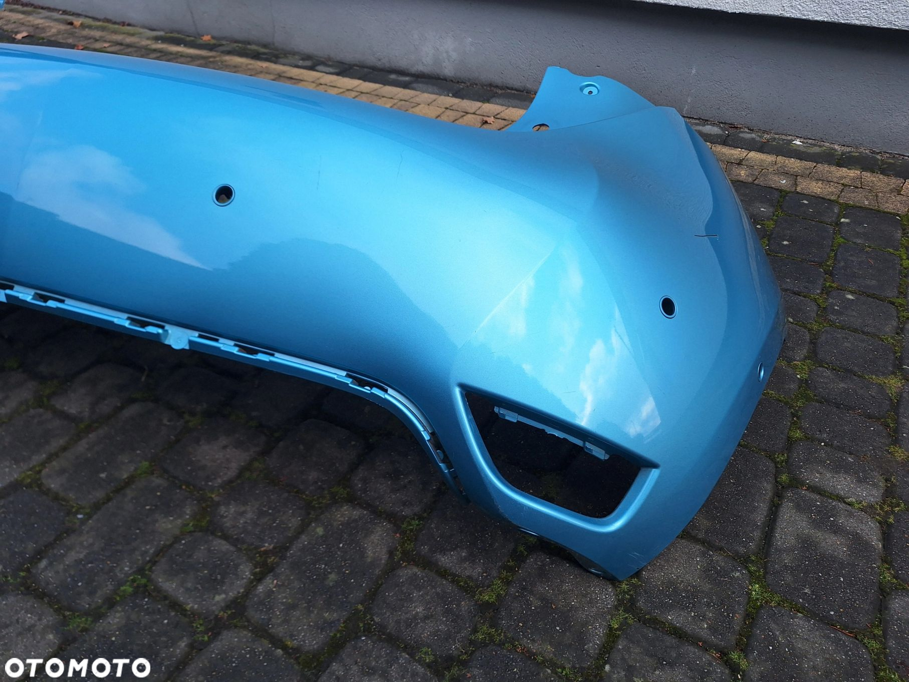 RENAULT ZOE 12- NIE KLEJONY! ZDERZAK TYŁ TYLNY+CHROM ORYG. 850101003R 850101029R - 6