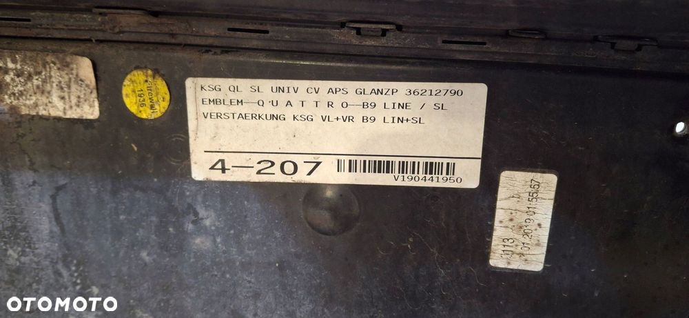 zderzak przód przedni audi a4 b9 s-line competition 8w0807437ab - 15