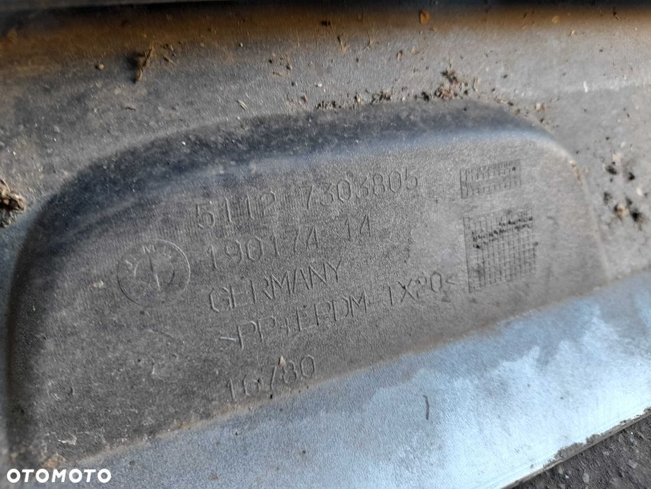 dyfuzor dokładka zderzak tylnego bmw x1 e84 - 5