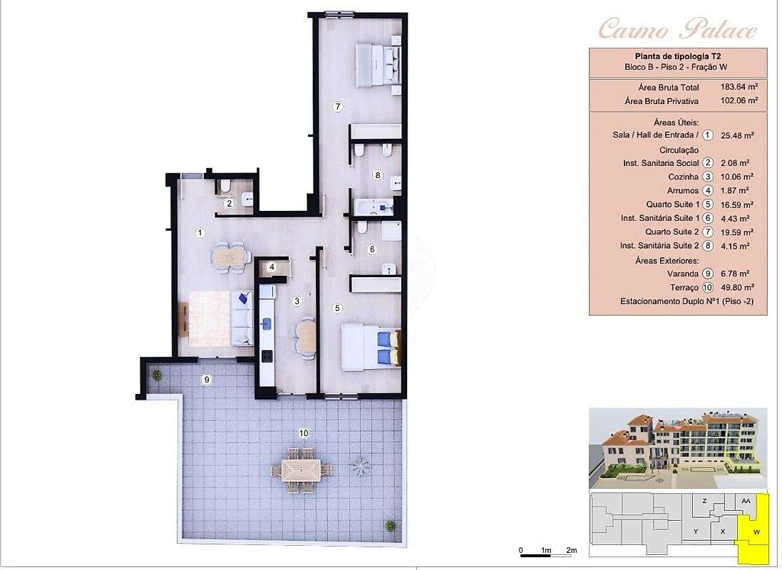Apartamento T2 para venda - Grande imagem: 2/19