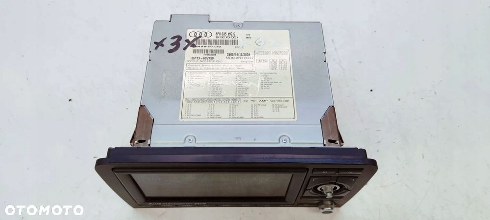 RADIO AUDI NAVIGATION PLUS AUDI A3 8P0035192S *3* - 5