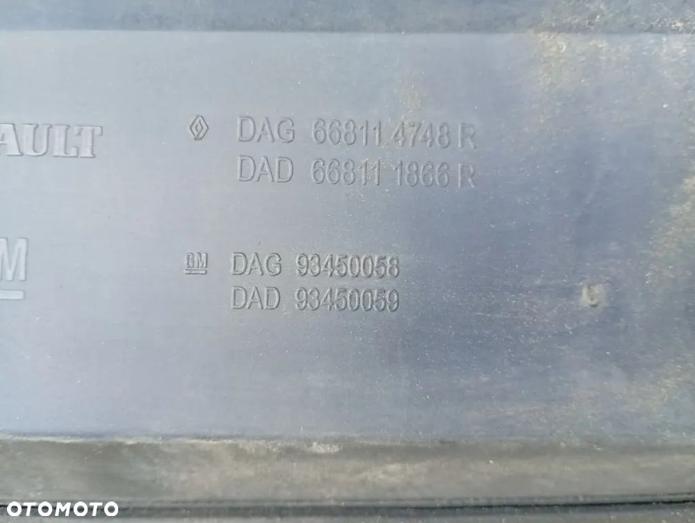 Podszybie Spływ Lewy Prawy Renault Trafic III Talento NV300 Vivaro B 2014-2025 668114748R 93450058 - 8