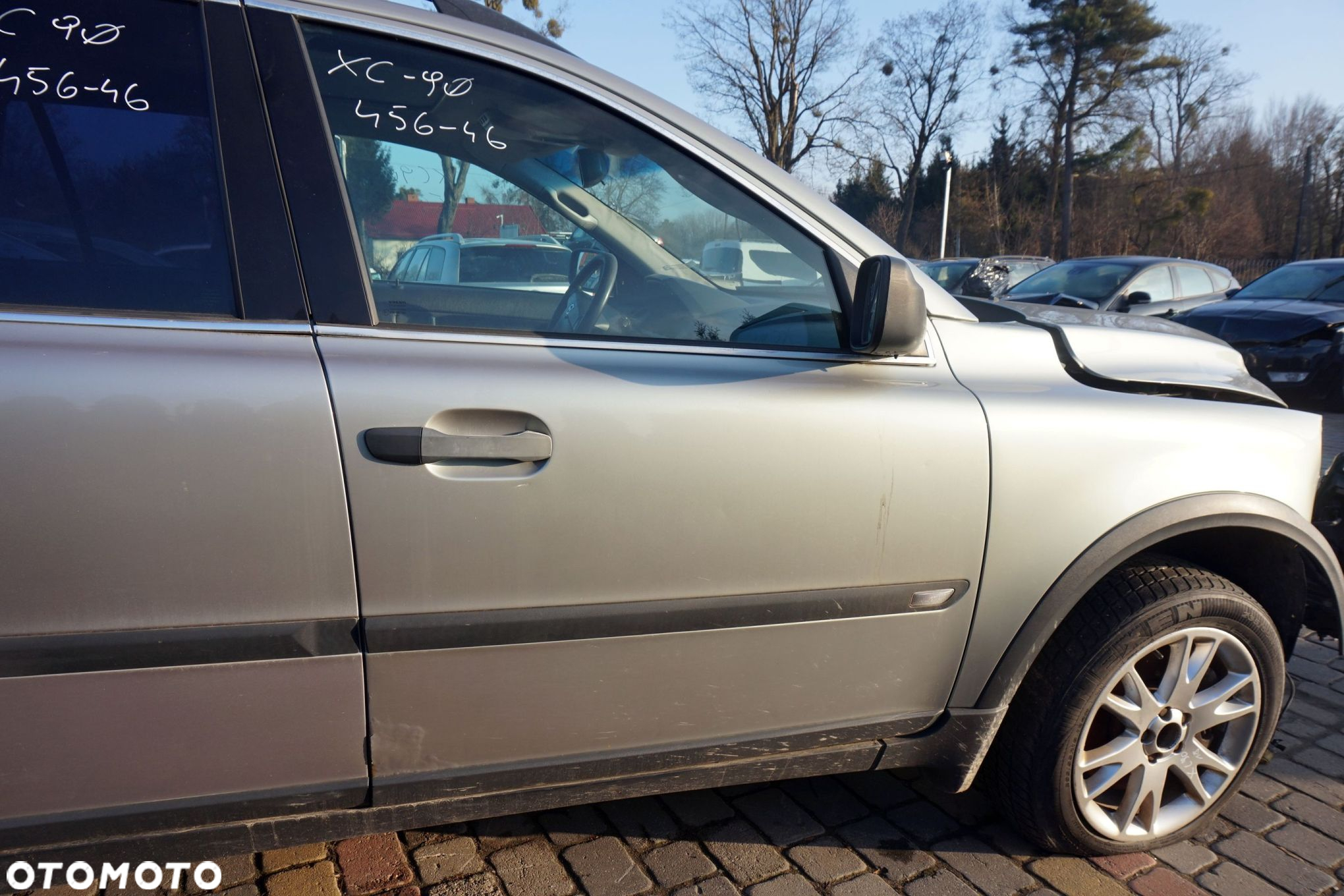 DRZWI PRZEDNIE PRAWE XC90 I 275 456-46  SREBRNY VOLVO 2002-2016 - 3