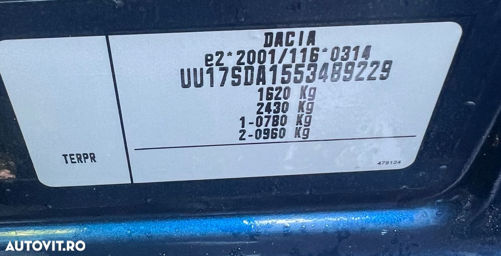 DACIA Logan MCV 2016 — imagine 32