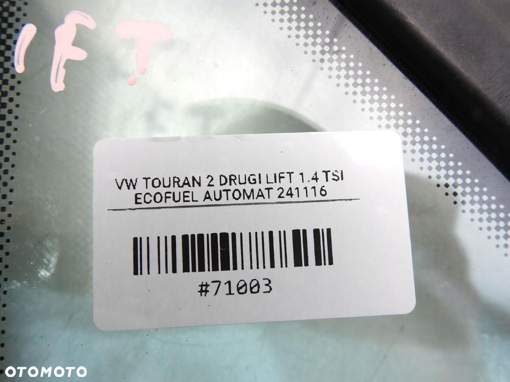 SZYBA KAROSERYJNA PRAWY PRZÓD VW TOURAN 1T3 LIFT 1T0845412 - 4