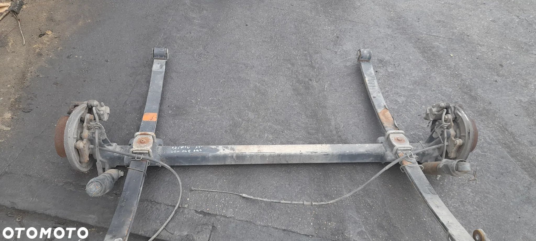 Tylna Belka/Oś z ABS Ducato/Jumper/ Boxer 06-14 15 koło!! - 1