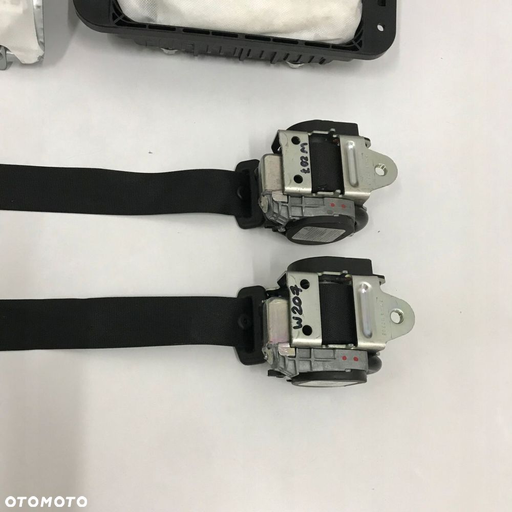 MERCEDES W207 DESKA ROZDZIELCZA KONSOLA KOKPIT PULPIT PODUSZKI AIRBAG AIR BAG PASY KIT SET - 9