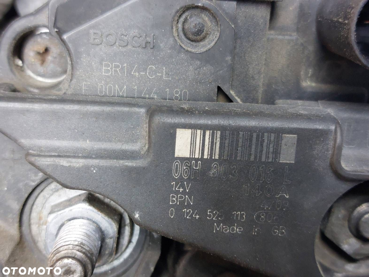 ALTERNATOR BOSCH AUDI A5 8T 2.0 TFSI 06H903016L - 6