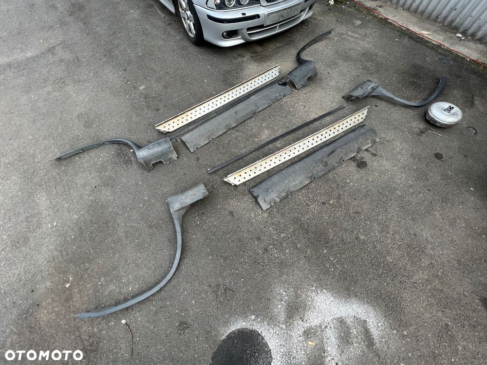 PROGI ALUMINIOWE ZESTAW BMW E53 X5 PRÓG NAKŁADKI - 1