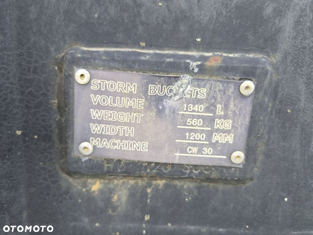 Łyżka 120cm 1,3m3 Verachtert CW40 CW30 CW20 do kopania koparki - 8