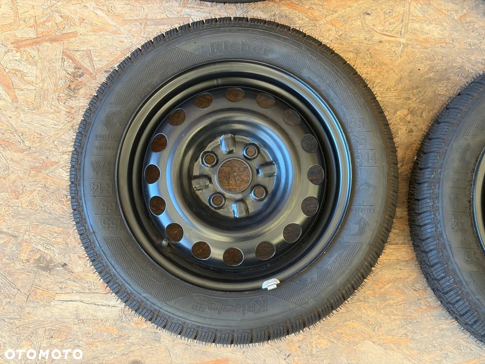 Felgi koła stalowe opony zimowe 4x100 4,5Jx14 ET39 155/65R14 - 4