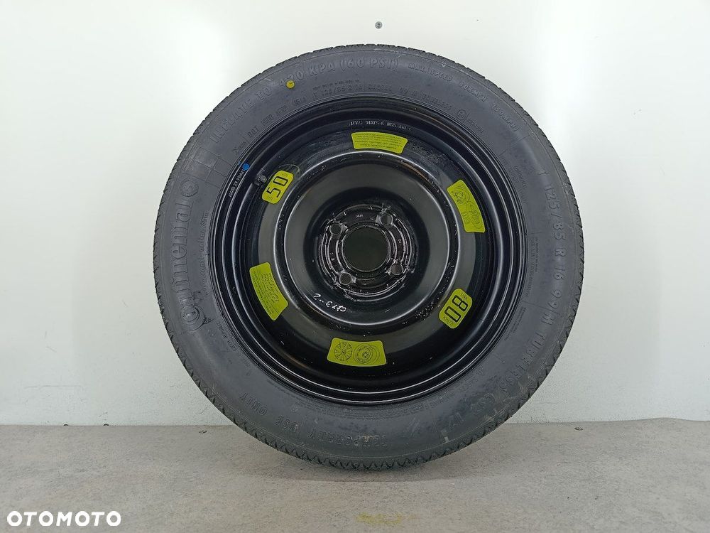 KOŁO DOJAZDOWE 16'' PEUGEOT 2008 I 3,5JX16ET10 125/85R16 99M  3514 - 4