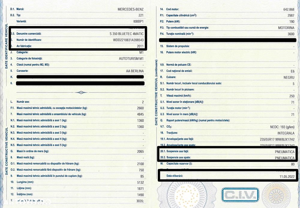 Mercedes-Benz S 350 BlueTEC DPF 4Matic 7G-TRONIC - 16