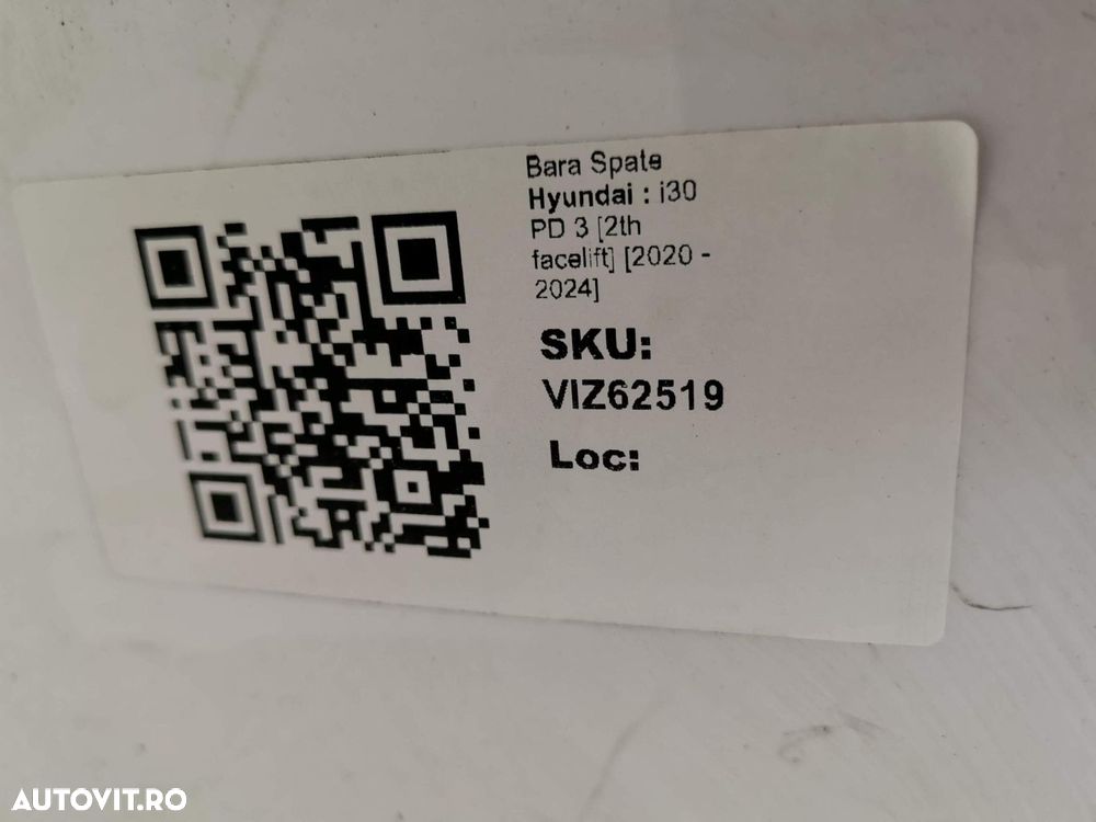 Bara Spate Hyundai  i30 PD 3 [2th facelift] 2020 2021 2022 2023 2024 O - 8