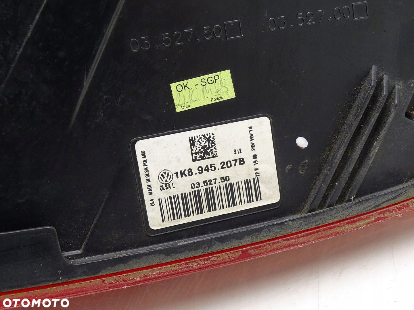 LAMPA LED LEWY TYŁ LEWA TYLNA VW SCIROCCO III LIFT R-LINE 1K8945207B - 6