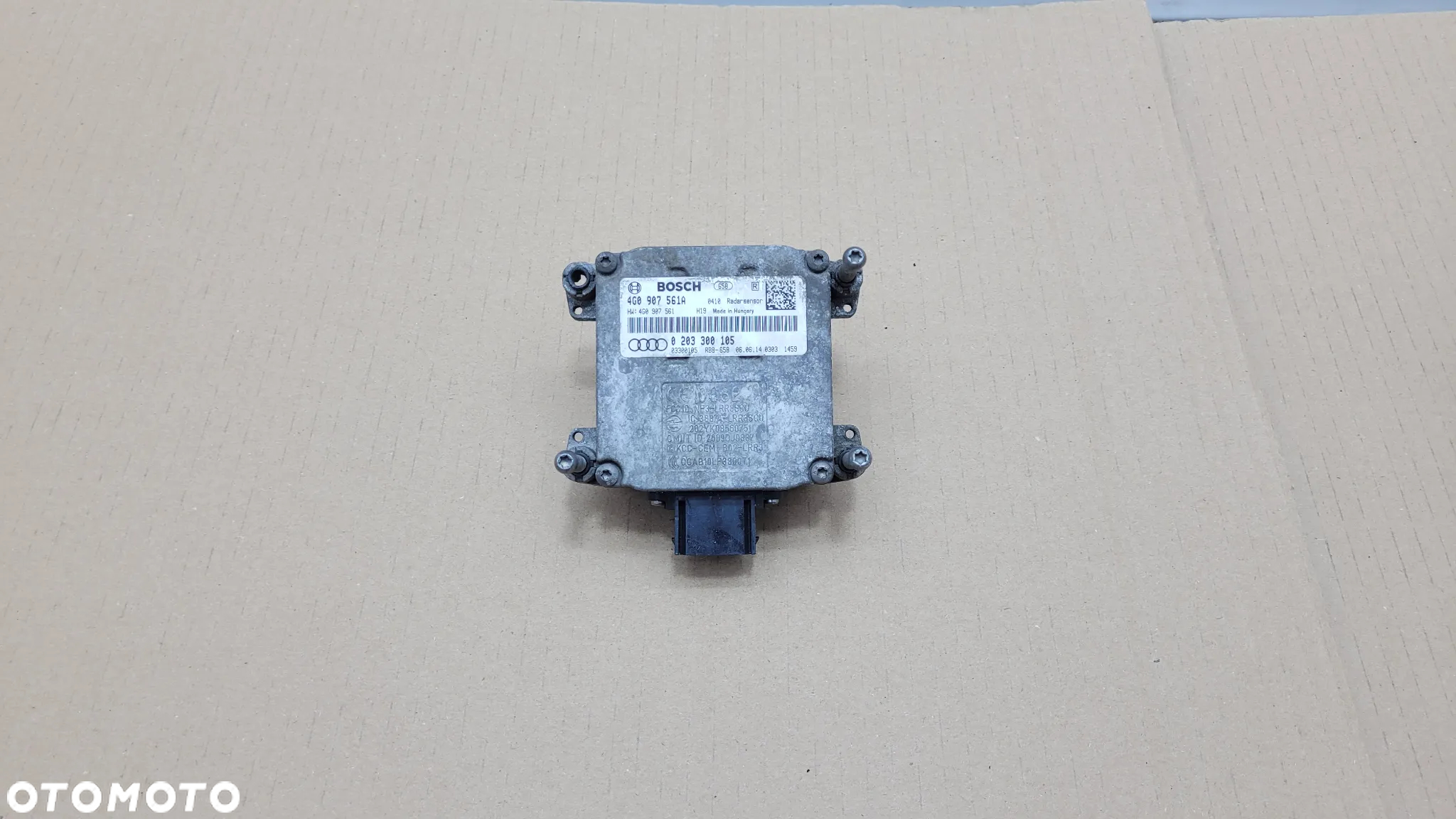 Radar ACC Distronic Prawy Audi A7 A6 4G 4G0907561A - 2