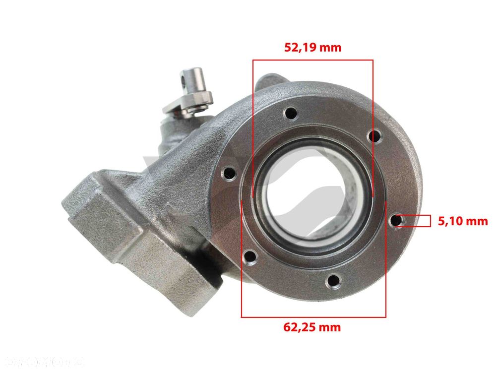 Obudowa gorąca turbiny 53049700029 077145704KX do Audi RS6 4.2 V8 331kW 2002-2004 - 2