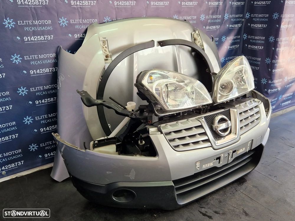 Frente completa usada NISSAN QASHQAI J10 1.6 capot parachoques guardalamas oticas radiadores