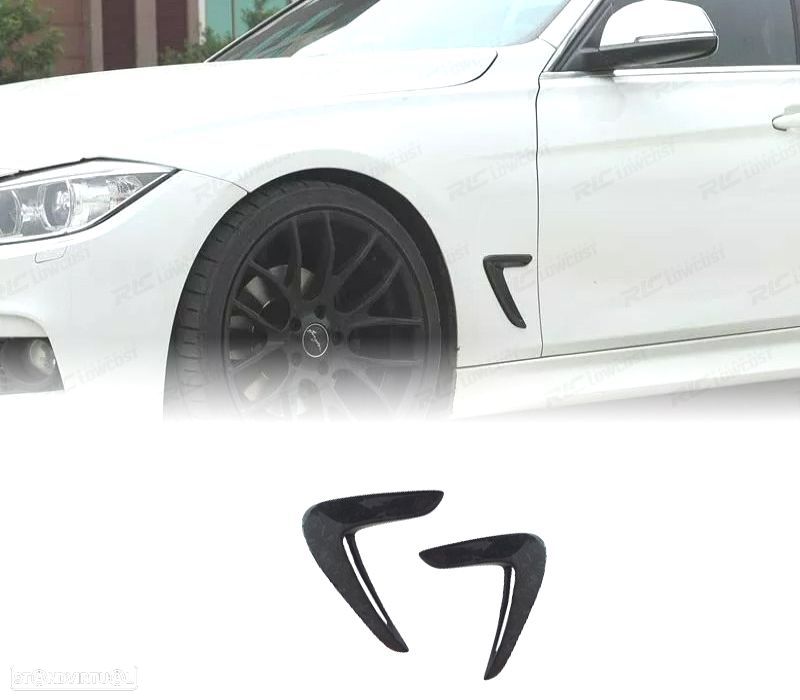 ENTRADAS DE AR LATERAIS BMW F32 F33 F36 13-18 CARBONO FORJADO - 1