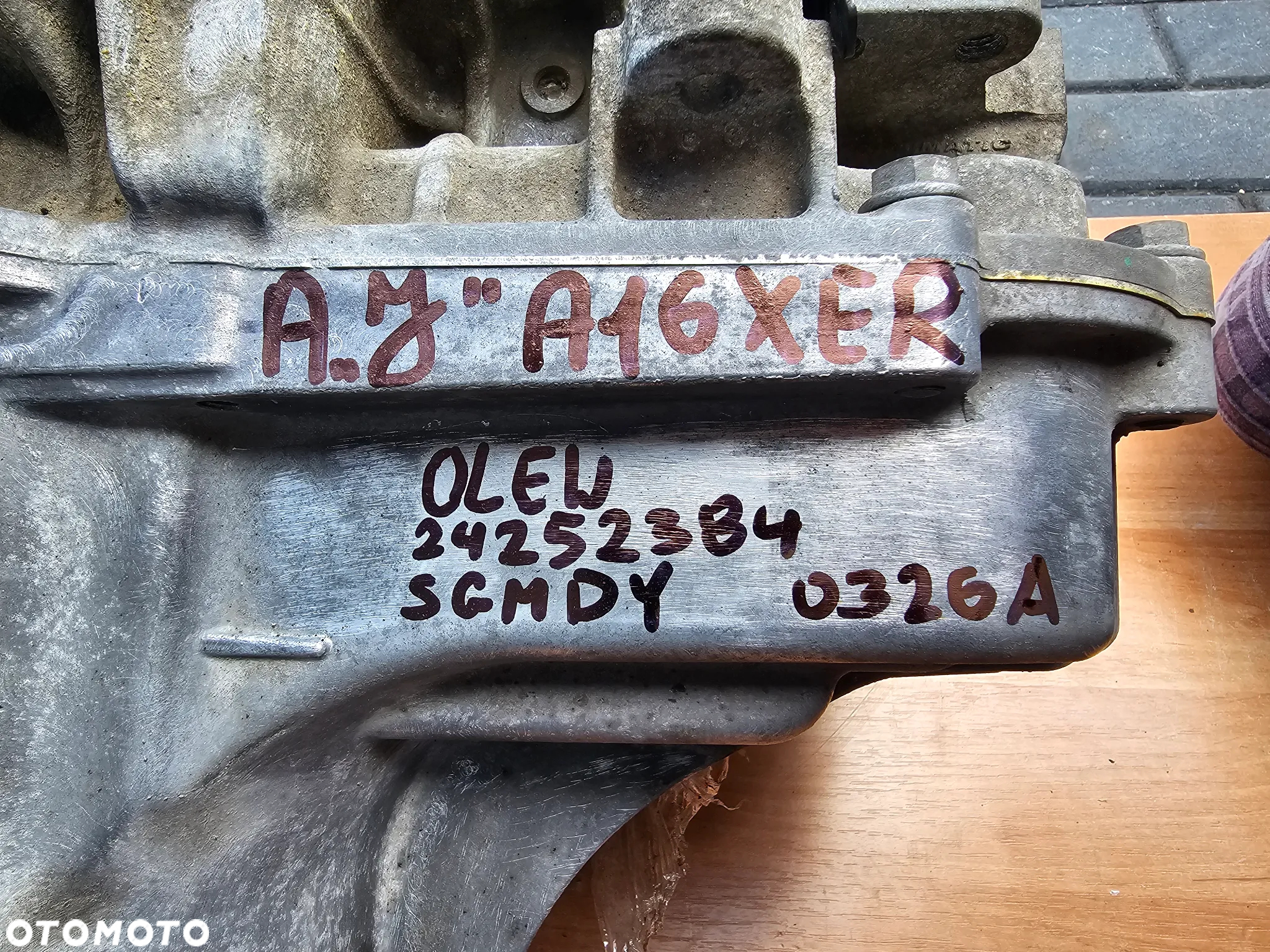 SKRZYNIA BIEGÓW AUTOMAT KONWERTER OPEL ASTRA J 1.6 b A16XER 24252384 0LEW 176000km NIEMCY DEMONTAŻ - 6