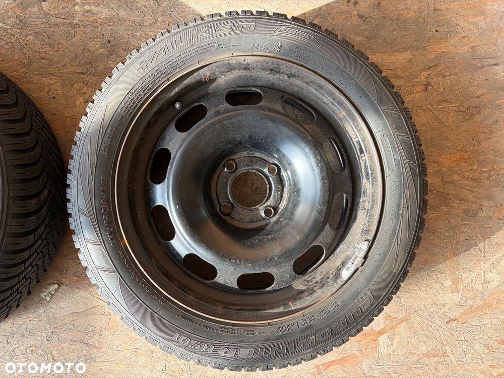Felgi koła stalowe opony zimowe Peugeot Citroen Opel 195/55R16 4x108 6,5Jx16 ET32 - 2