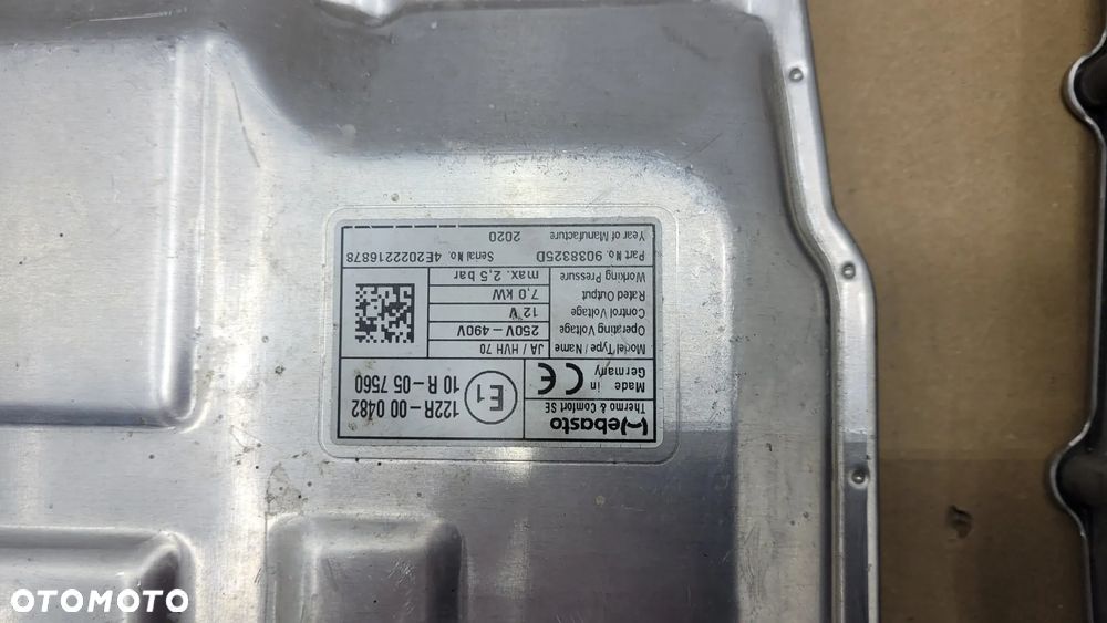 JAGUAR I-PACE LAND ROVER DISCOVERY - NAGRZEWNICA WEBASTO 122R-000482 - 3