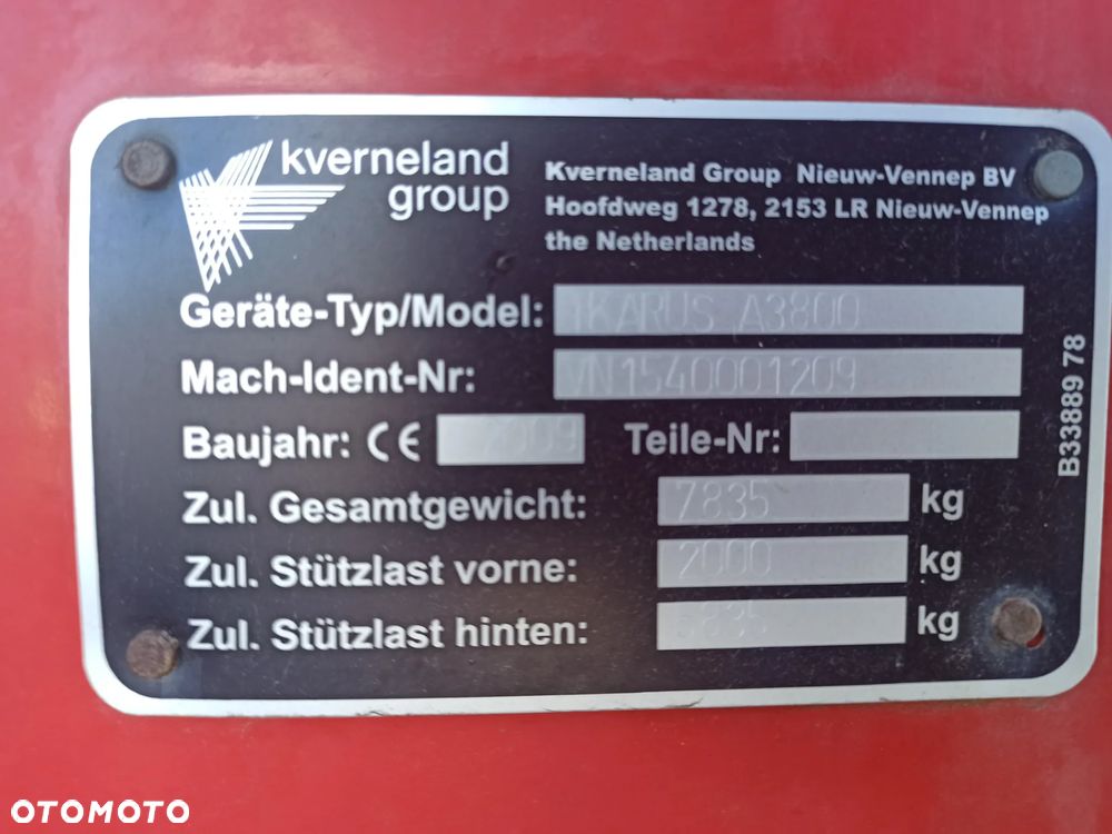 Kverneland Ikarus 3800 - 14