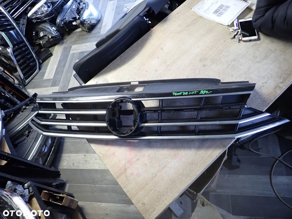 VOLKSWAGEN PASSAT B8 LIFT ATRAPA GRILL 3G0853651BL 3G0853651BM - 3