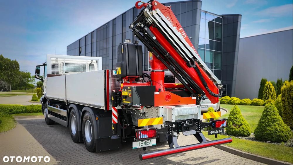 MAN TGS 33.480 6X4 BL CH Żuraw FASSI F195A.1.23 + skrzynia - 2