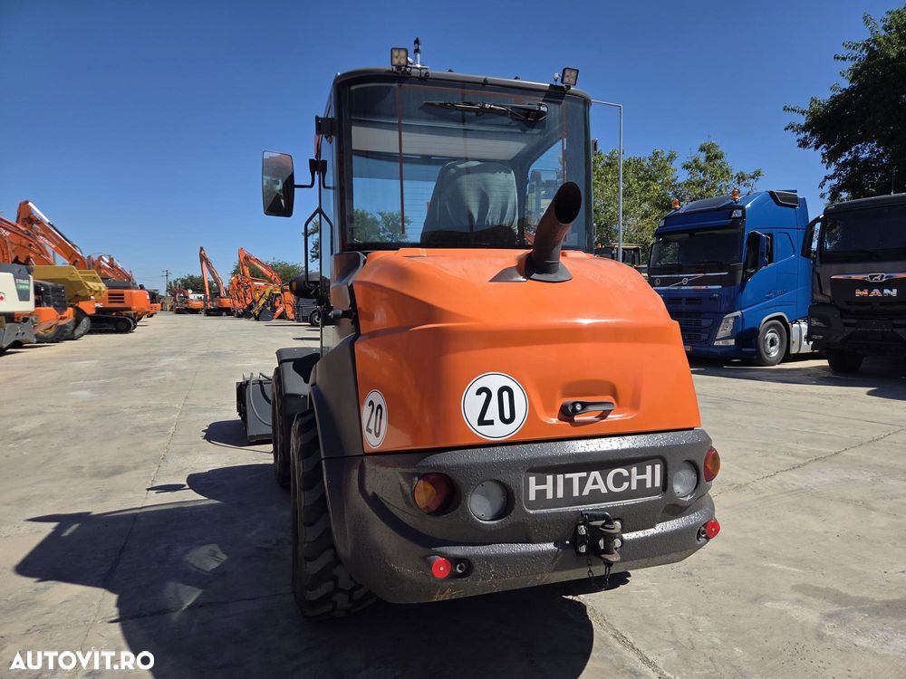 Hitachi ZW75-6, 2023, 151h, EX DEMO, 6 tone, ridica 2,4tone la 3,2m, Cupla rapida, CUPA 1mc, FURCI, articulat, transmisie 4x4, Deutz 75CP, 2 locuri, produs in Germania, posibilitate leasing 4 ani-PROMOTIE 51.900 EUR+Tva - 40