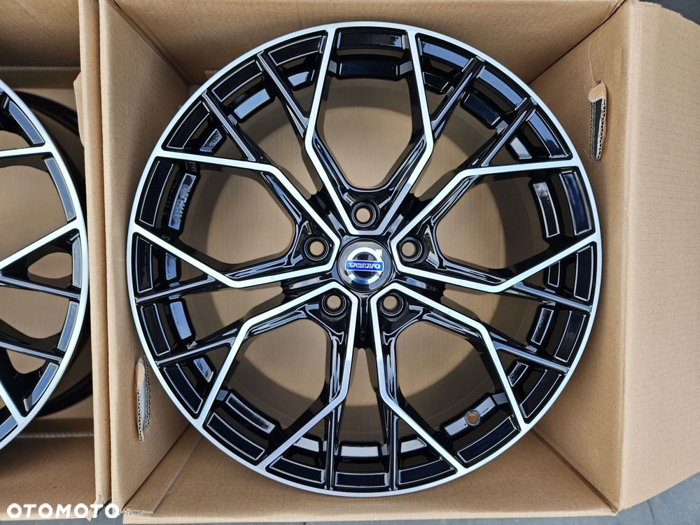 VOLVO 18 Nowe 5x108 S60 V60 S90 V90 S80 V70 XC60 XC40 V40 Felgi Czarne - 6