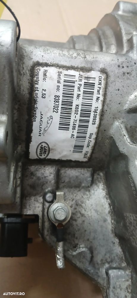 Cutie de transfer H8D2-7L486-AC Range Rover Evoque  2.0 D Raport 2.53 2022 - 3