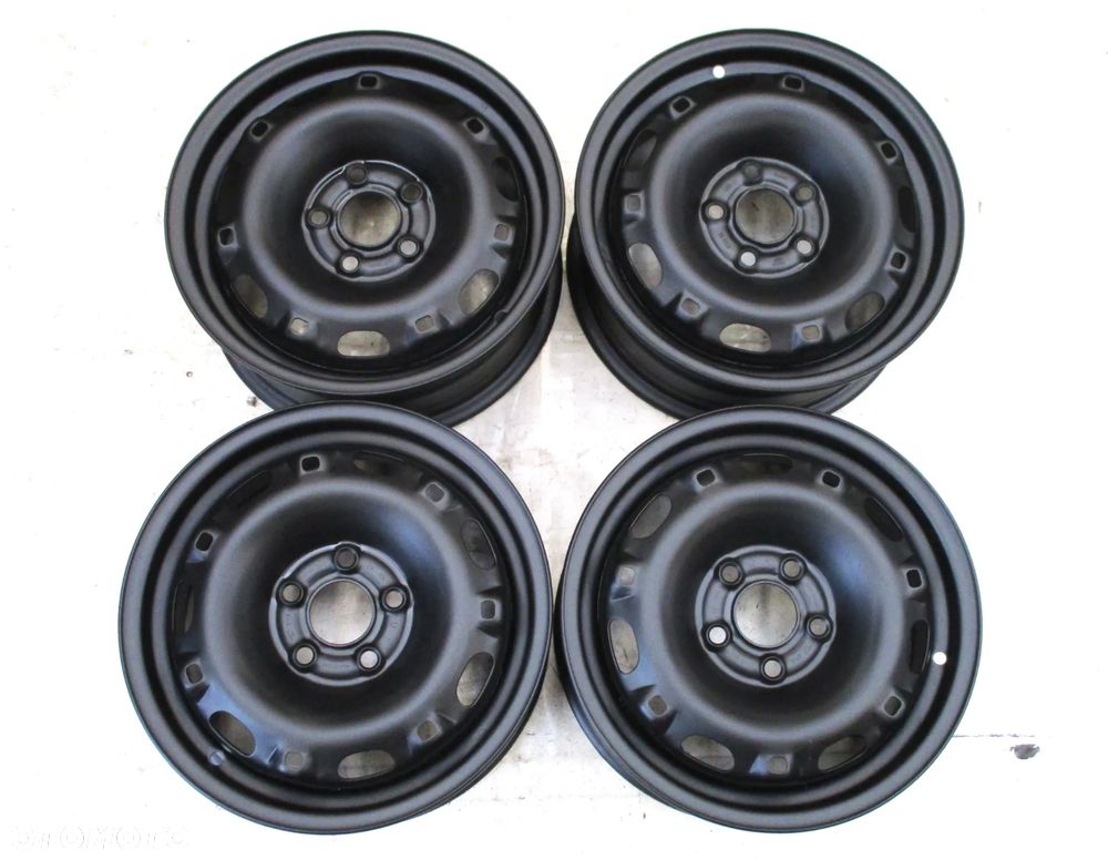 FELGI STALOWE 14 VW FOX POLO SKODA FABIA ROOMSTER PRACTIK SEAT IBIZA ET 43 - 1