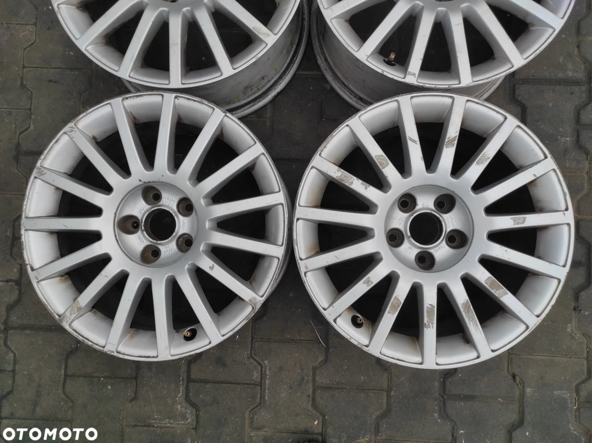 ORGINALE FELGI ALUFELGI KOŁA 8J x 17 H2 ET48 AUDI A4 B6 B7 A6 C6 S-LINE 4F0601025AH WYSYŁKA !!!! - 4