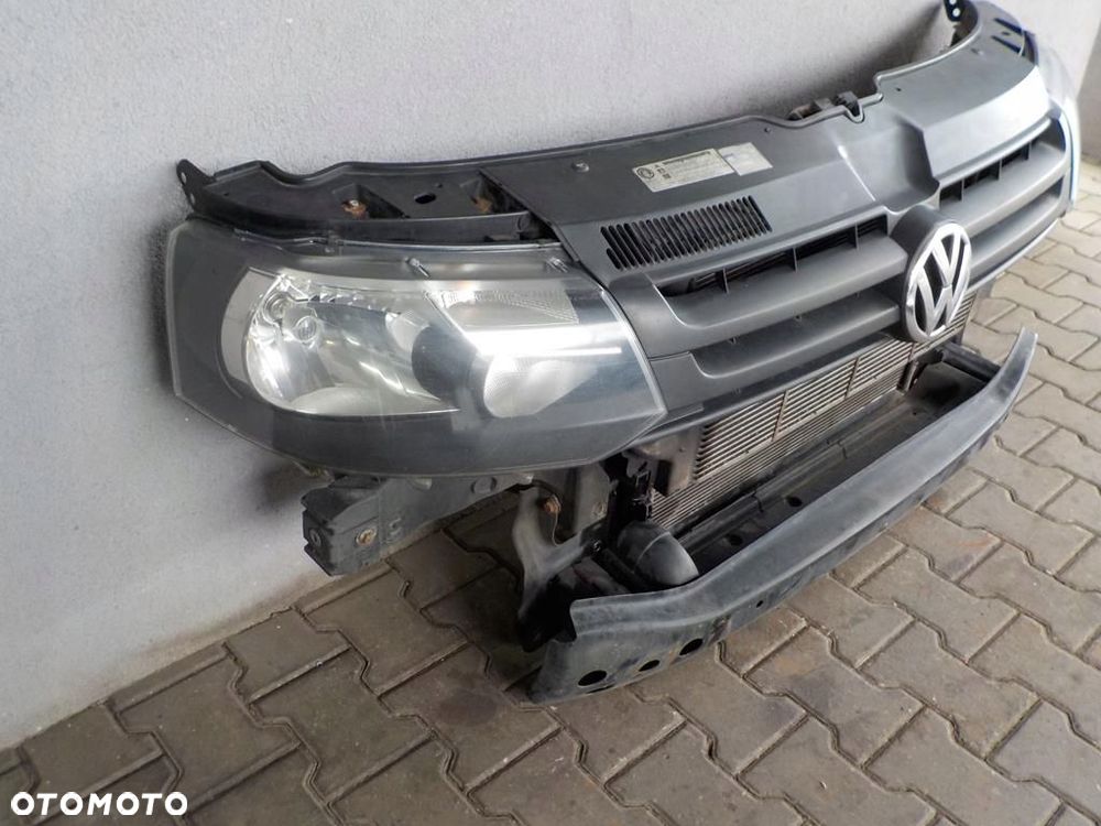VW T5 LIFT KOMPLETNY PRZÓD MASKA ZDERZAK BŁOTNIKI WZMOCNIENIE CHŁODNICE - 13