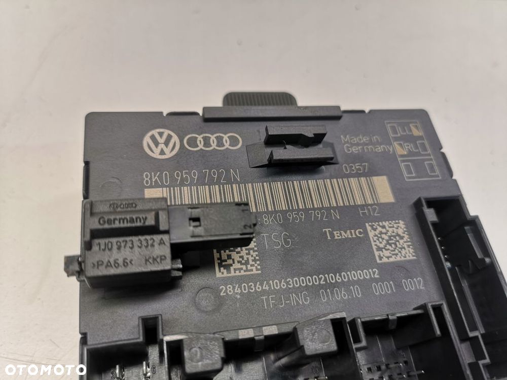 MODUŁ STEROWNIK DRZWI AUDI A4 B8 A5 Q5 8K0959792N - 4