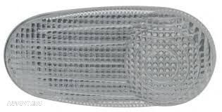 Lampa semnalizare aripa Alfa Romeo GT 11.2003-08.2010, Alfa Romeo 147 (937) 10.00-05.2010, Mito (955), 2008-2018; Fiat Bravo (198) 02.2007-2014, TYC partea Dreapta/ Stanga, alba fara suport becuri - 1