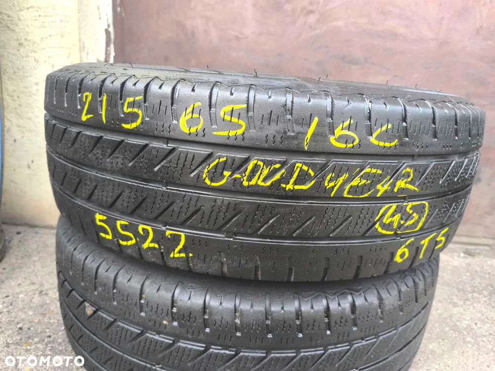 215/65R16C 16 C 109/107T Opony Całoroczne Wielosezonowe GOODYEAR VECTOR 4SEASONS CARGO 5,5mm Legnica ALU-RAD 22r. 215/65 - 2