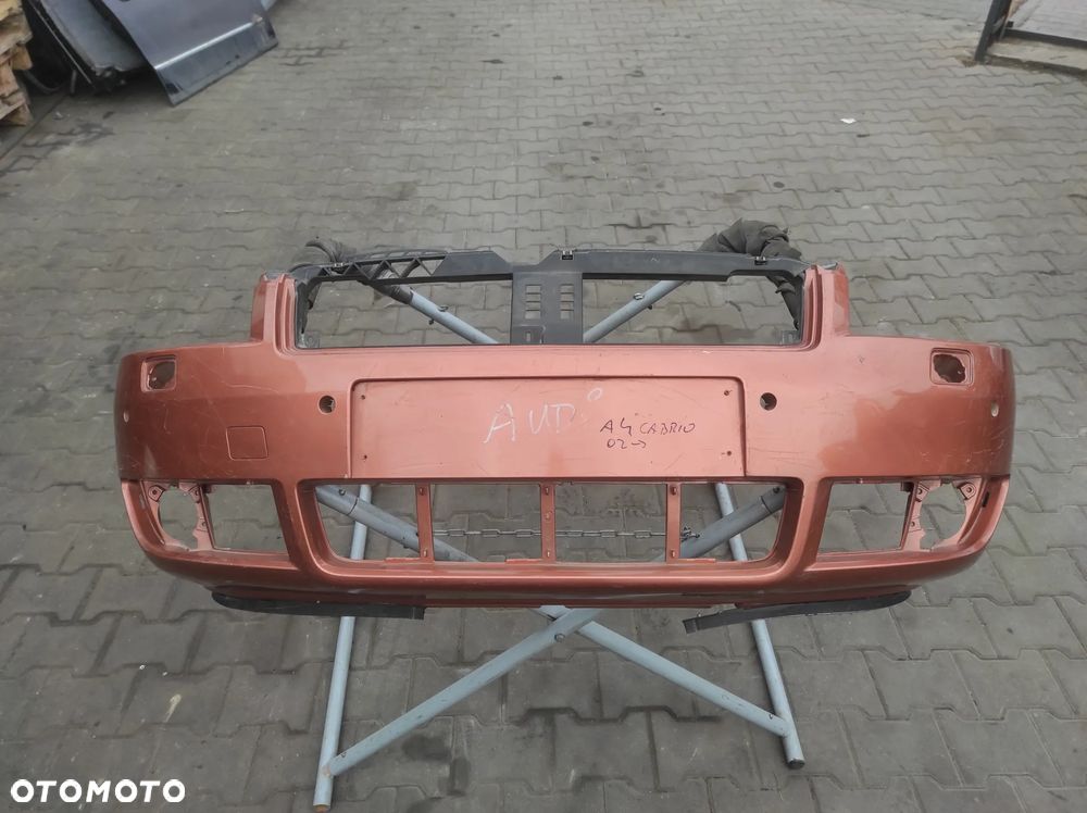 AUDI A4 S4 B6 CABRIO ZDERZAK PRZÓD PRZEDNI POMARAŃCZOWY SPRYSKI XENON PDC CZUJNIKI PRAKOWANIA WYSYŁKA !!! - 1