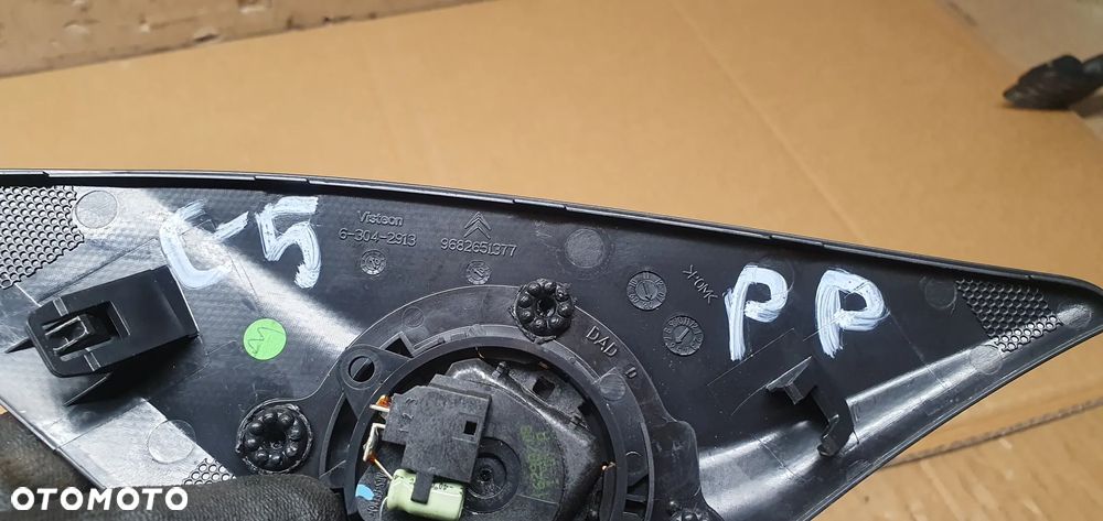 Głośnik konsoli prawy przód Citroen C5 III 9682651377 - 7