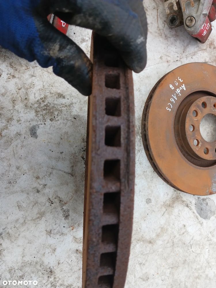 Zaciski hamulcowe 973 974 tarcze zacisk jarzmo Audi A6 C5 S6 2.8 3.0 Quattro 320mm Aluminiowe prawa lewa prawy lewy przód przedni Audi A4 B6 B7 - 5