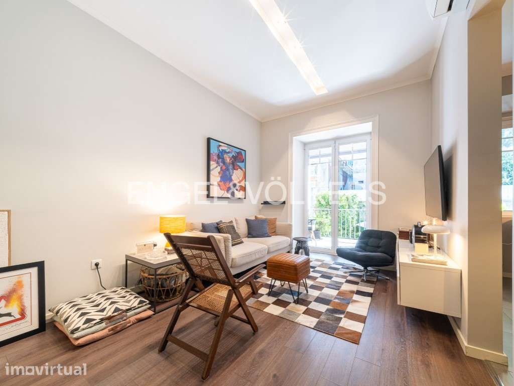 Apartamento T2 com jardim privado em Estefânia - Grande imagem: 3/29