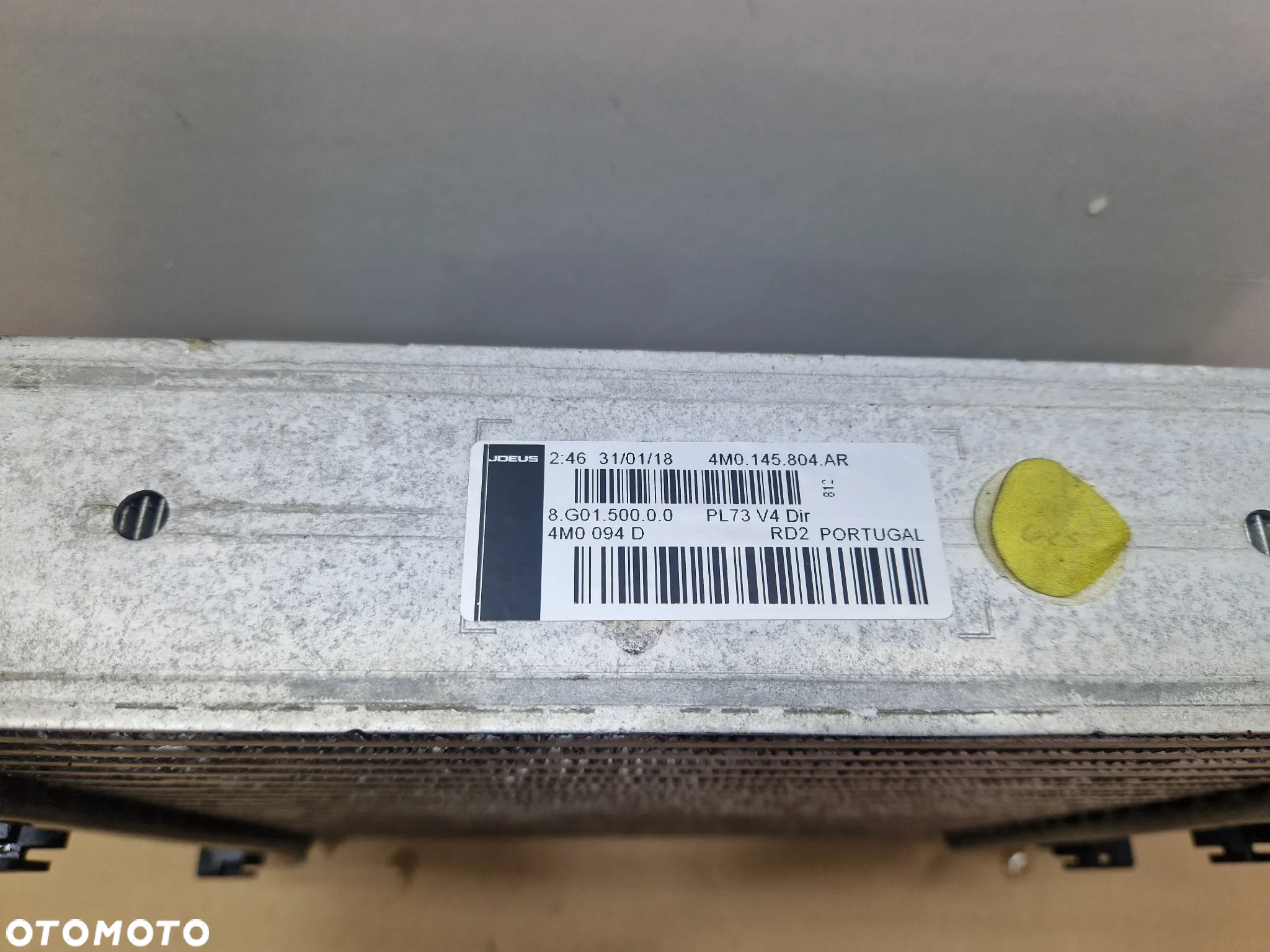 INTERCOOLER CHŁODNICA AUDI Q7 SQ7 4M PORSCHE CAYENNE - PRAWY 4M0145804AR - 6